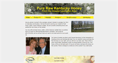 Desktop Screenshot of kentuckyhoney.com